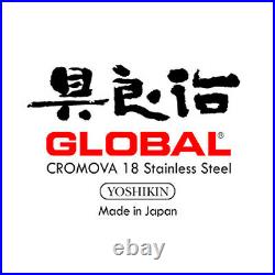 100% Genuine! GLOBAL Kabuto 7 Piece Knife Block Set Black! RRP $999.00