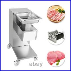 110V Meat Slicer Meat Cutting Machine+2 Sets of Blade 500KG Output Steak Cutter