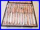 12 piece Cake/Dessert Cutlery Set in Mother of Pearl and Silver Plate superb