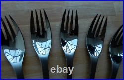 1973 Wilkens Sohne DELTA Cutlery Set Boxed Stainless 6 Forks 6 Knives W. STORR