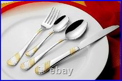 24 Pc Cutlery Set with Beautiful leatheritte Packaging
