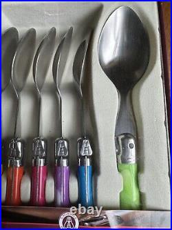 24 Piece Cutlery Set, High Quality LAGUIOLE Cutlery Set in sealed original trays