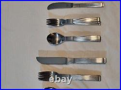 24 Piece Modern Thebe By Dansk Stainless Steel Cutlery Set