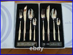 2 x Dartington CANNES. 32 Pieces In total. Cutlery Set. 18/10 Steel. Serves 8