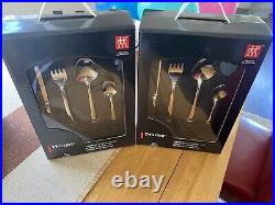 (2x) Zwilling J. A. Henckels King 24 Piece Stainless Steel