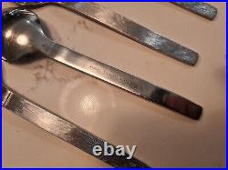 41 X Vintage Viners Korea Sable Cutlery Canteen Set Knives Forks Spoons