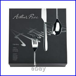 42 Piece Arthur Price Henley Stainless Steel Cutlery Set Silver