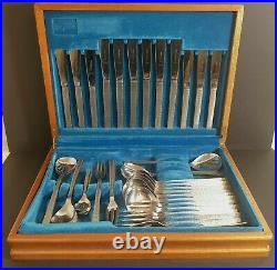 44 Pieces VINERS Studio Cutlery Set Canteen Gerald Benney Stainless Steel