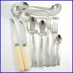 46pce Vintage Globus Stainless Steel Danish Cutlery Set 6 person