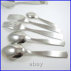 46pce Vintage Globus Stainless Steel Danish Cutlery Set 6 person