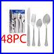 48pc Cutlery Set Kitchen Stainless Steel Tableware Dining Kit Spoon Fork New