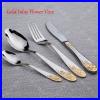 48pcs 18/10 Stainless Steel Flatware Tableware Dinnerware Luxurious Cutlery Set