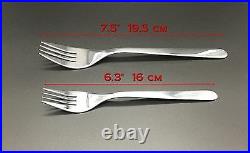 50pcs New Modern, Stylish & Classic Stainless Steel Flatware Set for 10