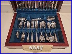 58 x Arthur Price Harley Cutlery Canteen Stainless Steel 8 Person RRP £1150 Wood