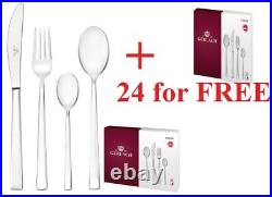 68 Pcs Cutlery Set Dining Utensils Tableware Gift Canteen Gerlach + 24 for FREE