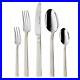 72 Piece Stainless Steel Cutlery Set with Gold-Effect Trim