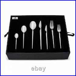 84 Piece Cutlery Set for 12 People, Karaca Lady, 316+ Stainless Steel, Silver