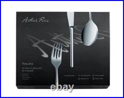 ARTHUR PRICE'Toscana' Stainless Steel 32 PC 8 Person Boxed Cutlery Set was 230£