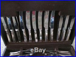ART DECO UNITED CUTLERS OF SHEFFIELD SILVER GRECIAN CANTEEN OF CUTLERY 102pc