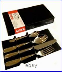 Alessi 16 Piece Table Cutlery Sets & 2 Piece Serving Set Nuovo Milano NEW design