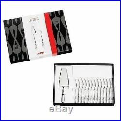 Alessi 5180S13 Nuovo Milano Set 12 Pastry forks, and one cake server