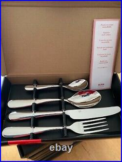 Alessi Nuovo Milano Cutlery 32-Piece Table Set. Set of four in 8 boxs