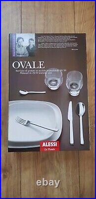 Alessi Ovale bt Ronan Erwan Bouroullec cutlery set 24pcs