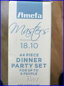 Amefa Baguette 44 Piece Dinner Party Set in 18.10 Brand New