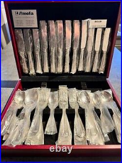 Amefa Bead 44-Piece (6 person) Cutlery Set including Canteen