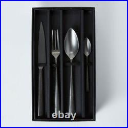 Ann Demeulemeester 24-piece Cutlery Set in Anthracite