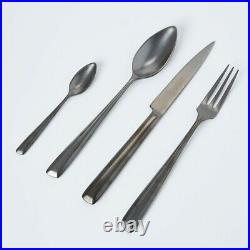 Ann Demeulemeester 24-piece Cutlery Set in Anthracite
