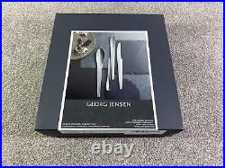 Arne Jacobsen AJ Flatware 24 Piece Cutlery Set Georg Jensen NEW 6 Place Danish