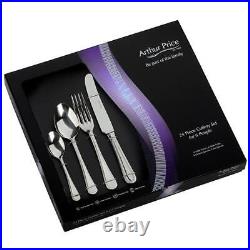 Arthur Price Classic Bead 24 Piece Cutlery Gift Box Set