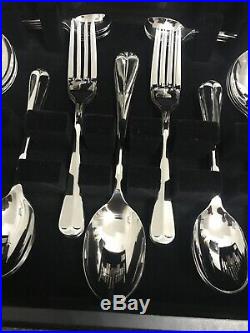 Arthur Price Classic Rattail 58 Piece Canteen Cutlery Set -ZRIS2158 BRAND NEW