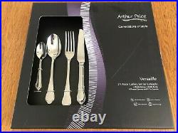 Arthur Price Classic Versaille 24 Piece Stainless Cutlery Gift Box Set New