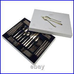 Arthur Price Monsoon Champagne Mirage Stainless Steel 44 Piece Cutlery Set NEW