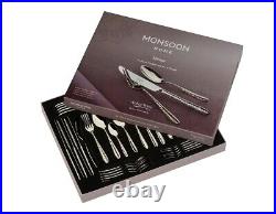 Arthur Price Monsoon Mirage 44 Piece Cutlery Set Silver