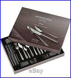 Arthur Price Monsoon Mirage 44 Piece Gift Boxed Set Stainless Steel 18/10