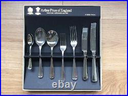 Arthur Price Rattail Sovereign stainless steel 4 sets of 7 piece place settings