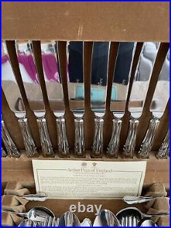 Arthur Price Stainless Steel 60 piece 8 Setting Cutlery Canteen Vintage 1980s