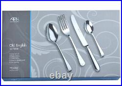 Arthur Price Stainless Steel'Old English' 32 Pc 8 Person Cutlery Set (was 179£)