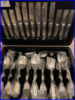 Arthur Price WILLOW Cutlery Canteen Set, 58 Piece / 8 Serving Stainless Steel
