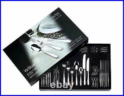 Arthur Price Willow 42 Piece 18/10 Stainless Steel Cutlery Set 50 Year Guarantee