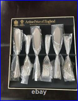 Arthur Price of England Britannia Stainless Steel Set of 6 Pairs Of Fish Eaters