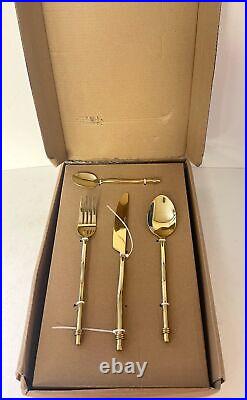 Aulica Cutlery Set of 24 pcs Gold Color