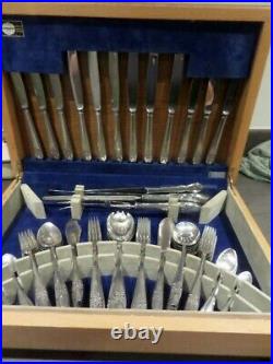 BLACK & BARLOW of SHEFFIELD JAMES PATTERN CANTEEN of CUTLERY 65 pieces
