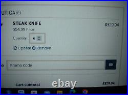 BUCK USA Steak Knives x 6 finest steak knives on the planet! RRP $329