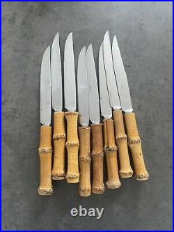 Bamboo Handle And Stainless Steel Cutlery Set
