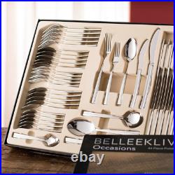 Belleek Living Occasions 44pc Cutlery Set Caters for 6 18/10 Stainless Steel