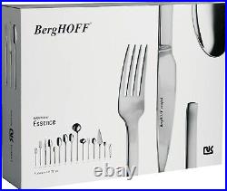 BergHOFF Essentials Essence Stainless Steel 72 Piece Mirror Finish Cutlery Set